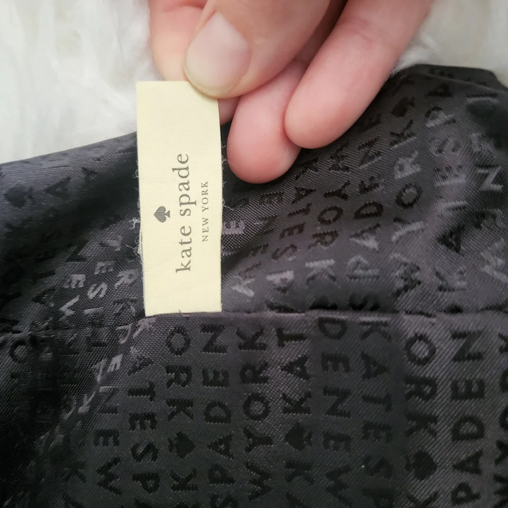 Kate Spade Black Leather Leighann Satchel / Tote Handbag (Mulberry Street) - Picture 11 of 14
